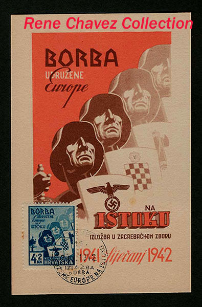 Croatian Legion card
