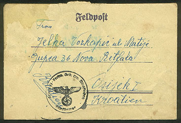 Croatian SS Feldpost