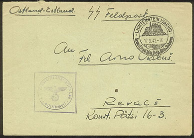 Estonian Legion Feldpost