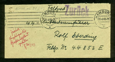 Langemarck Feldpost