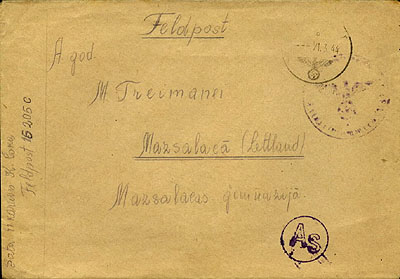 Latvian Legion Feldpost