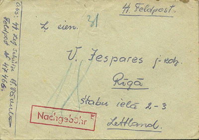 Latvian Legion Feldpost