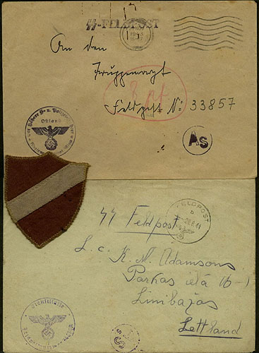 Latvian Legion Feldpost