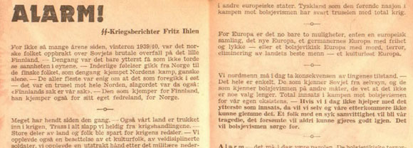 Norge Alarm Leaflet