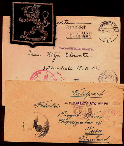 Finnish Legion Feldpost