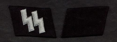 SS rune collar tabs