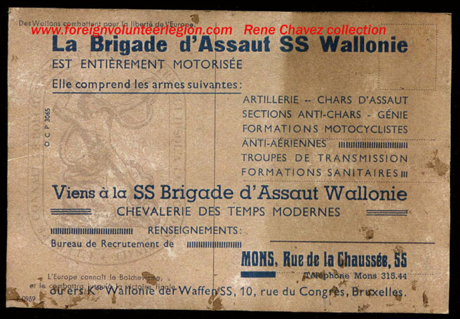 Walloon Propaganda Postcard